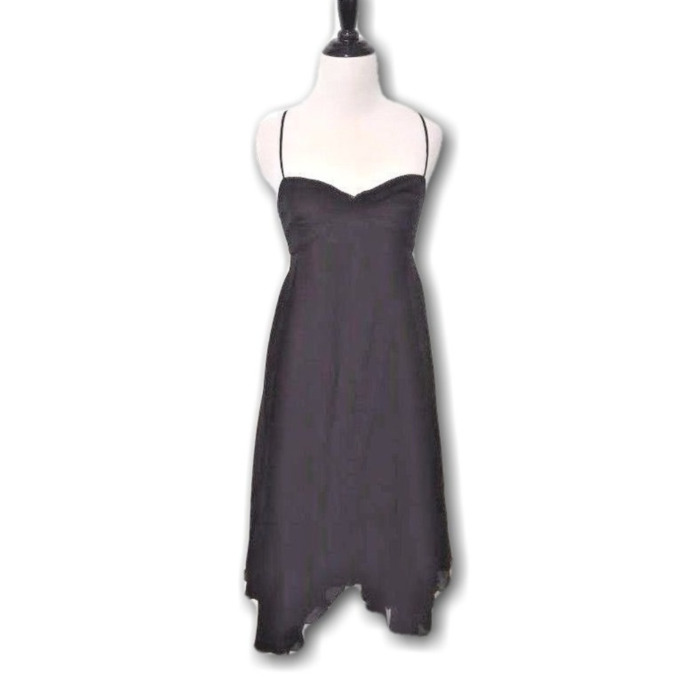 Betsey Johnson Evening 100% Silk Cocktail Dress 2 - Picture 2 of 6